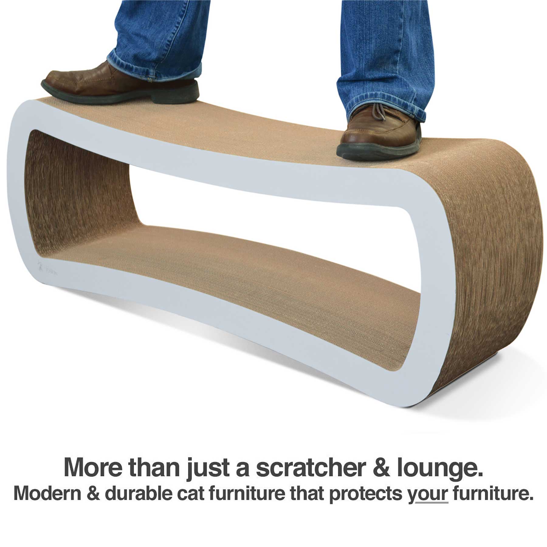 PetFusion Jumbo Cat Scratcher Lounge