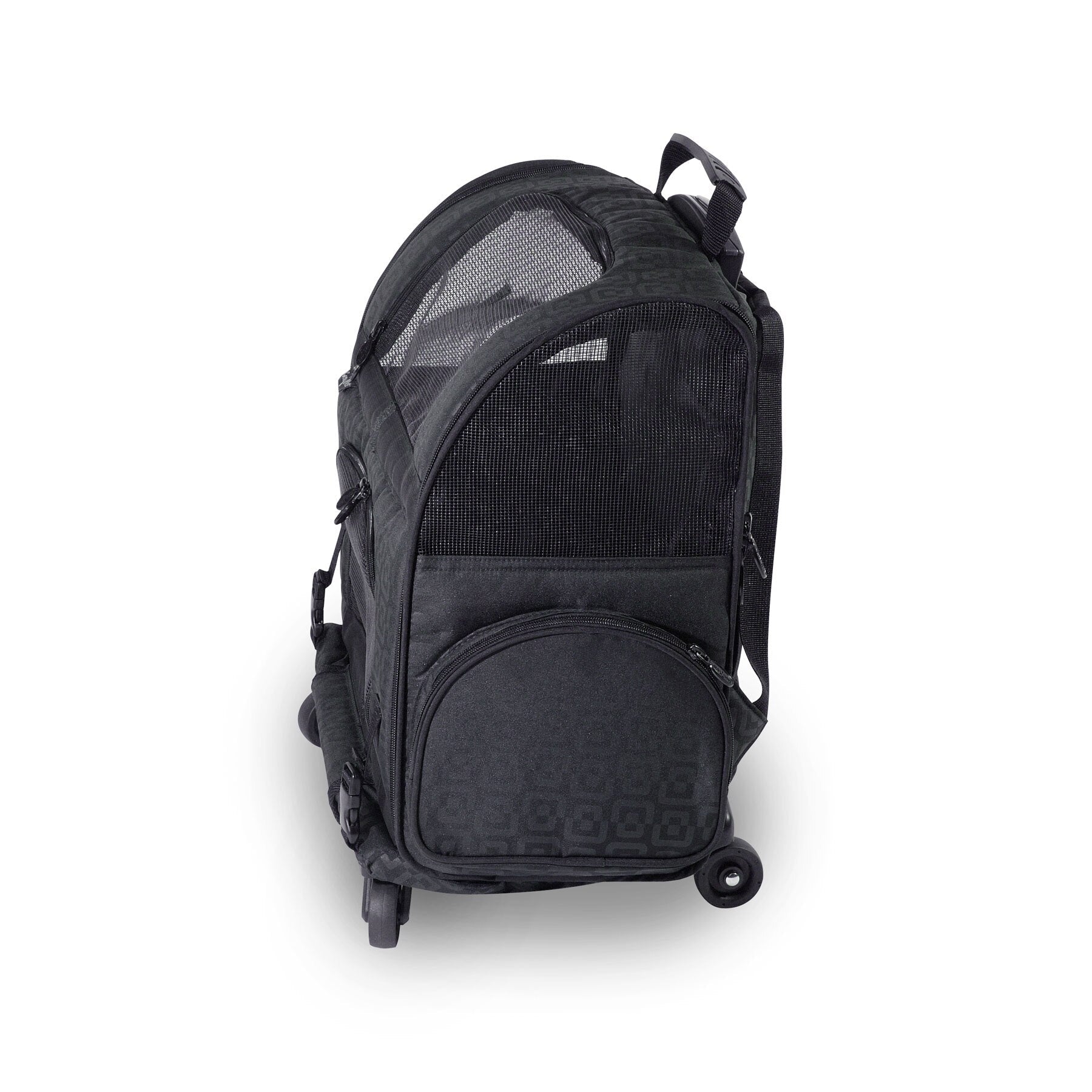 Gen7Pets Black Geomertic Roller-Carrier