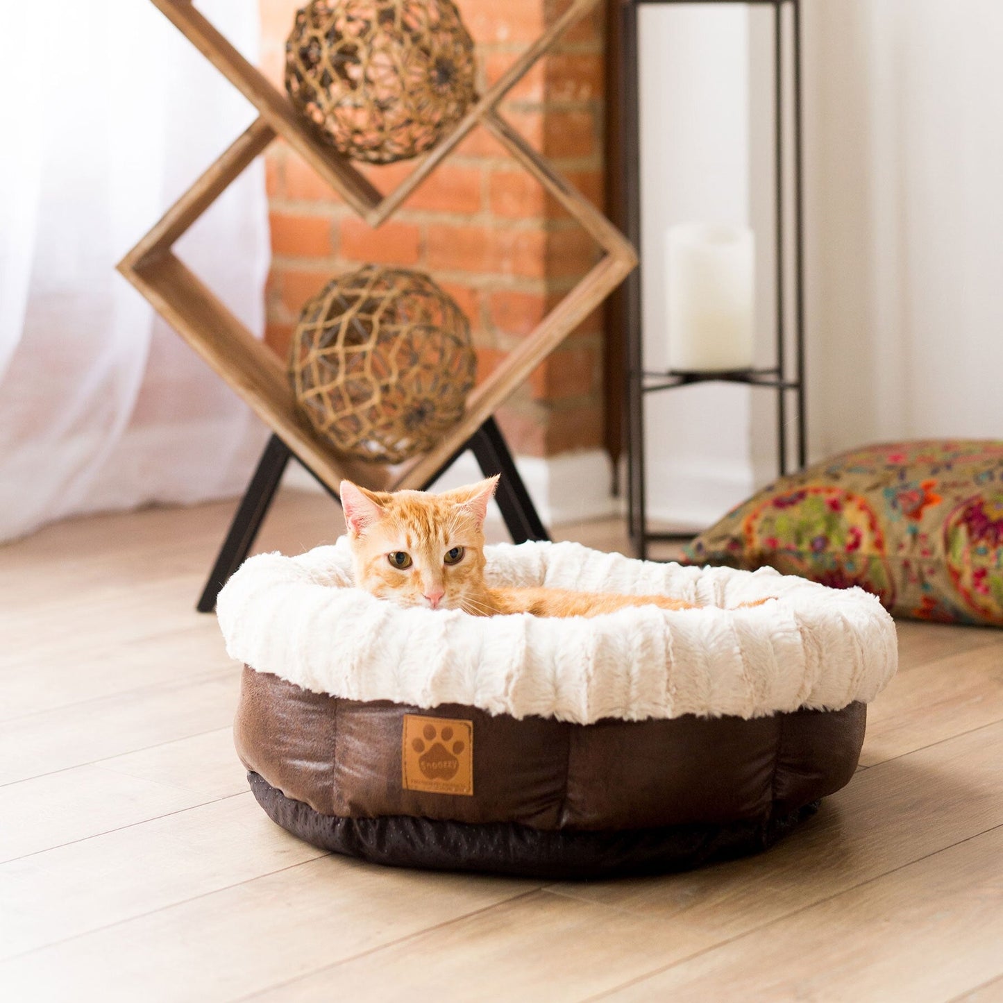 SnooZZy Rustic Luxury Ultra Cuddler Pet Bed