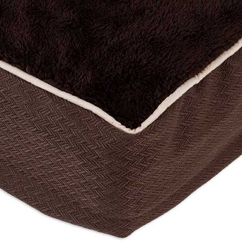 Aspen Pet Brown Orthopedic Dog Bed