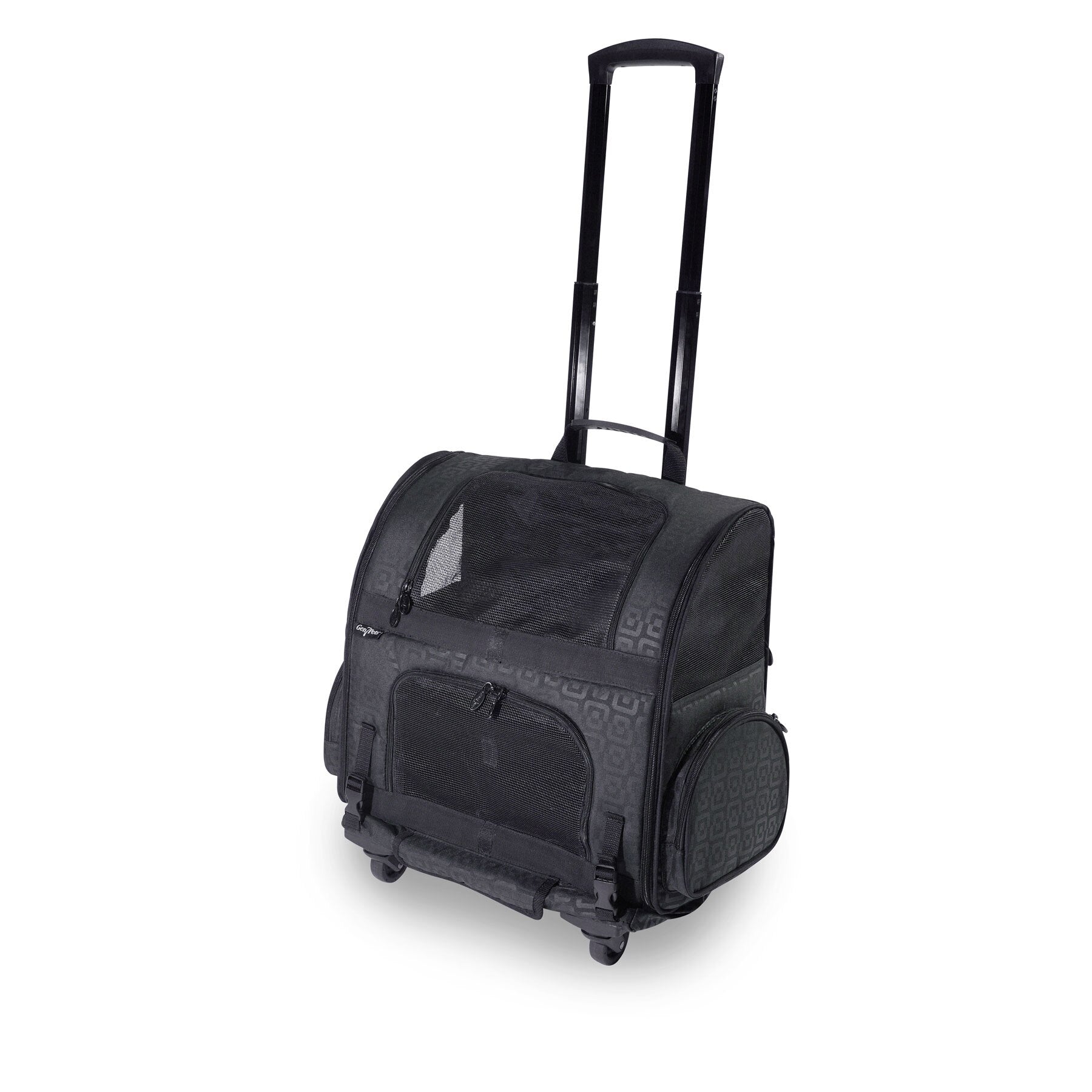 Gen7Pets Black Geomertic Roller-Carrier