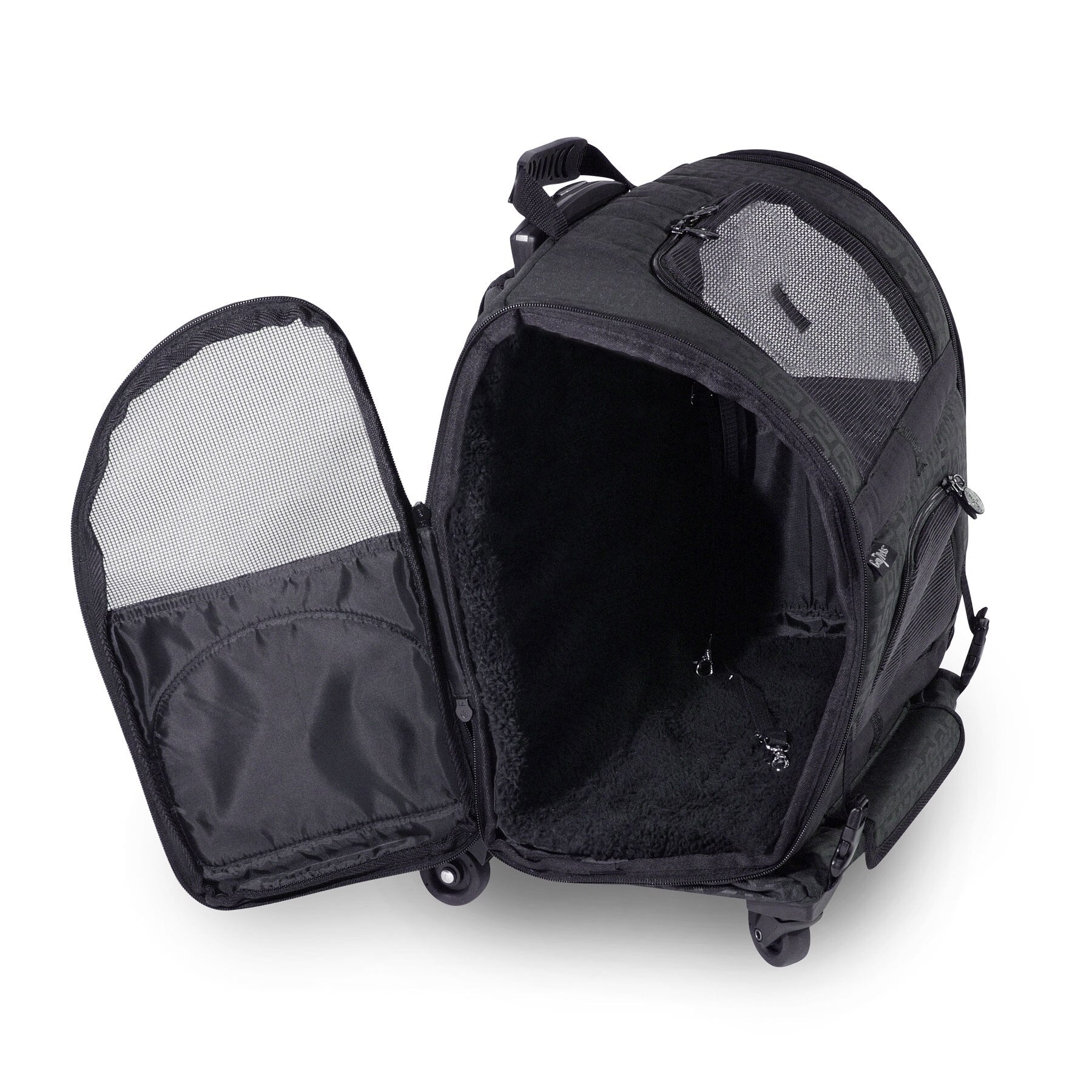 Gen7Pets Black Geomertic Roller-Carrier