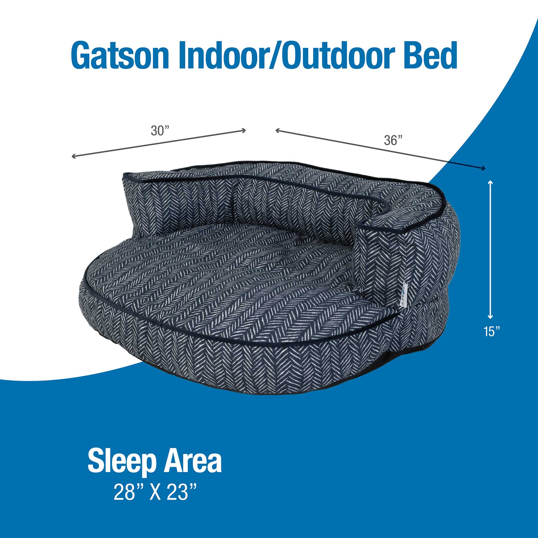 La-Z-Boy Gatson Indoor Outdoor Dog Bed