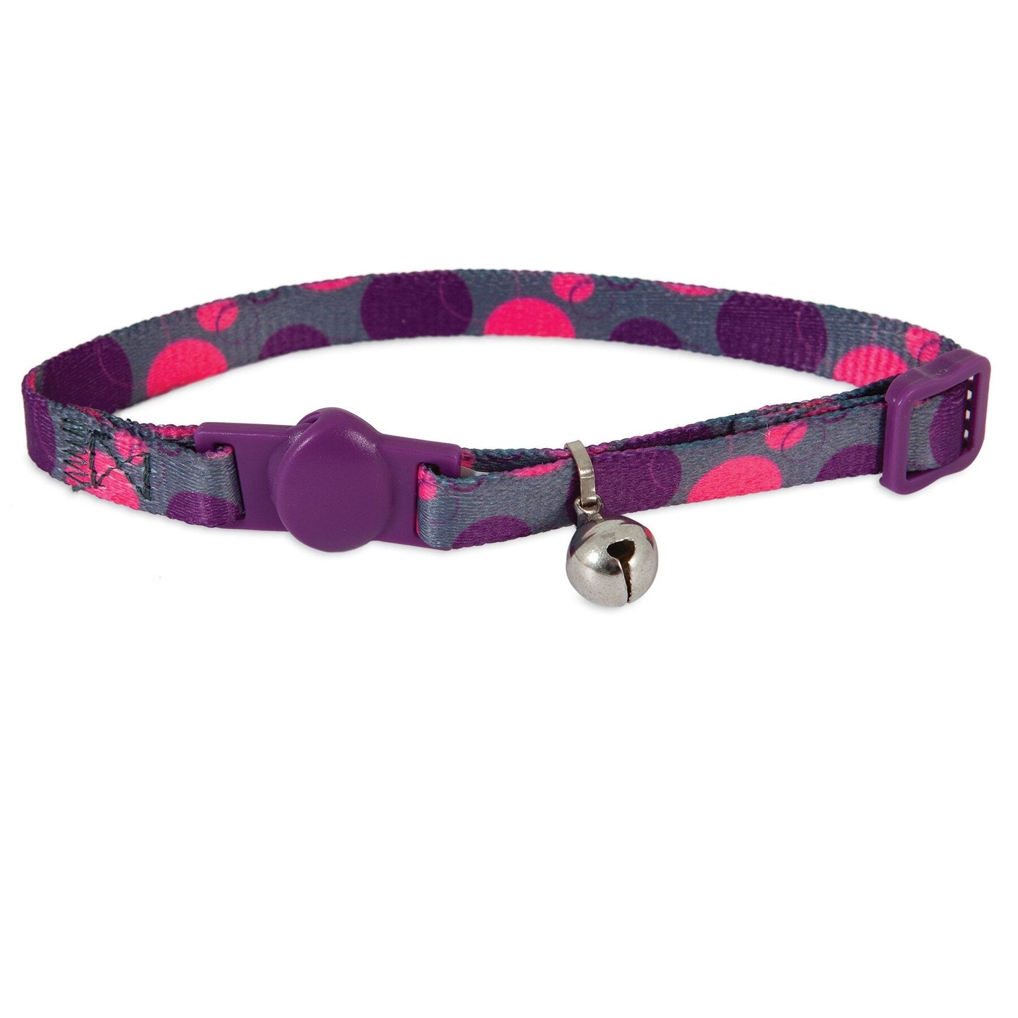 Aspen Pet Pink Dots Breakaway Fashion Cat Collar