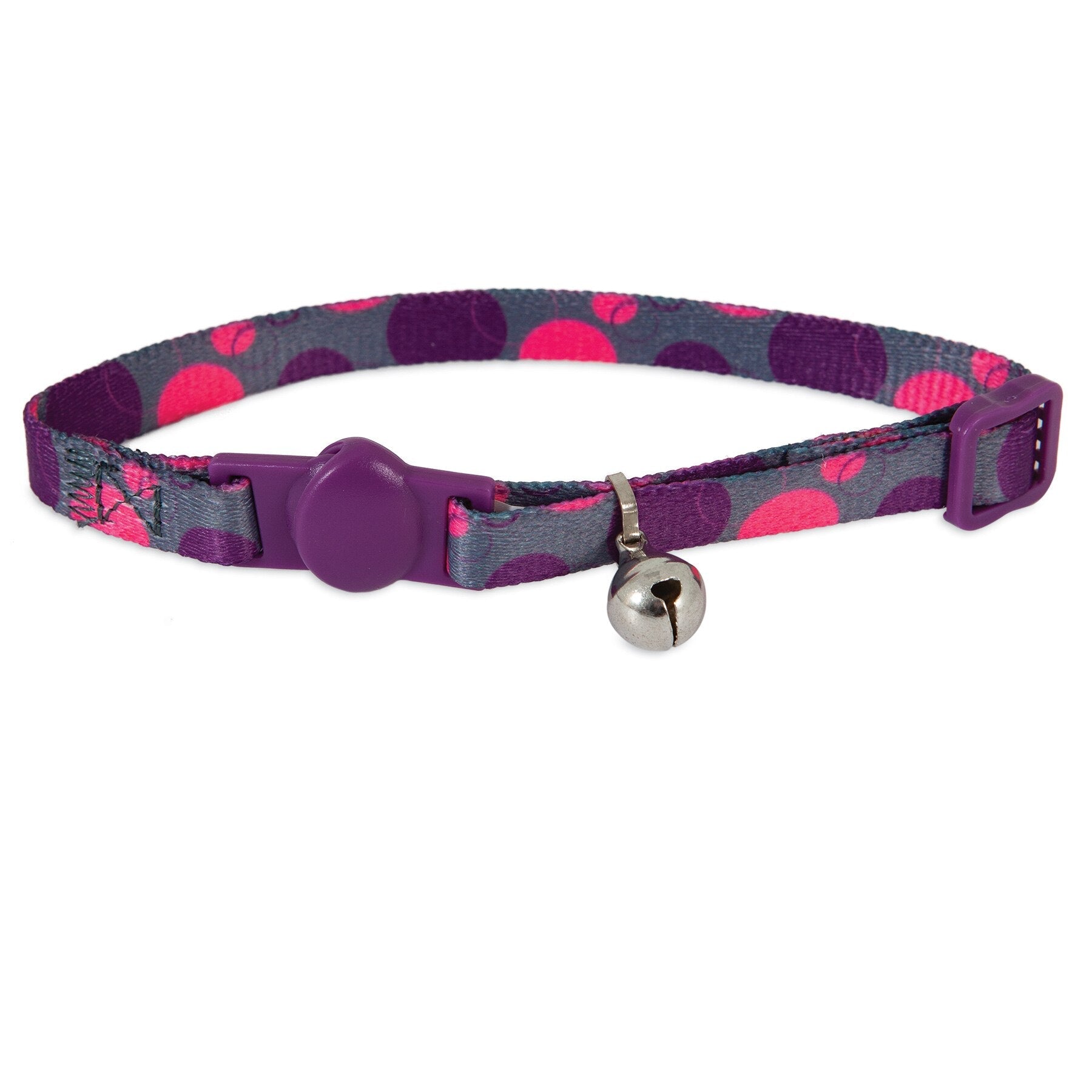 Aspen Pet Pink Dots Breakaway Fashion Cat Collar