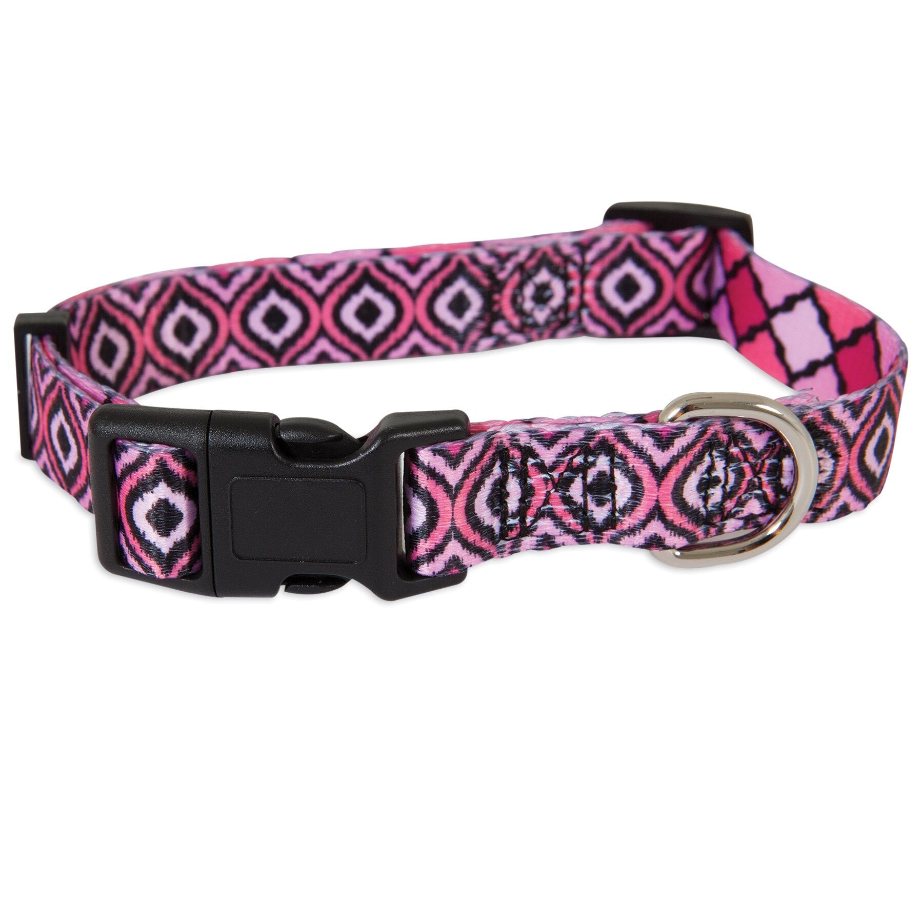 Petmate Pink Geo Large Dog Collar