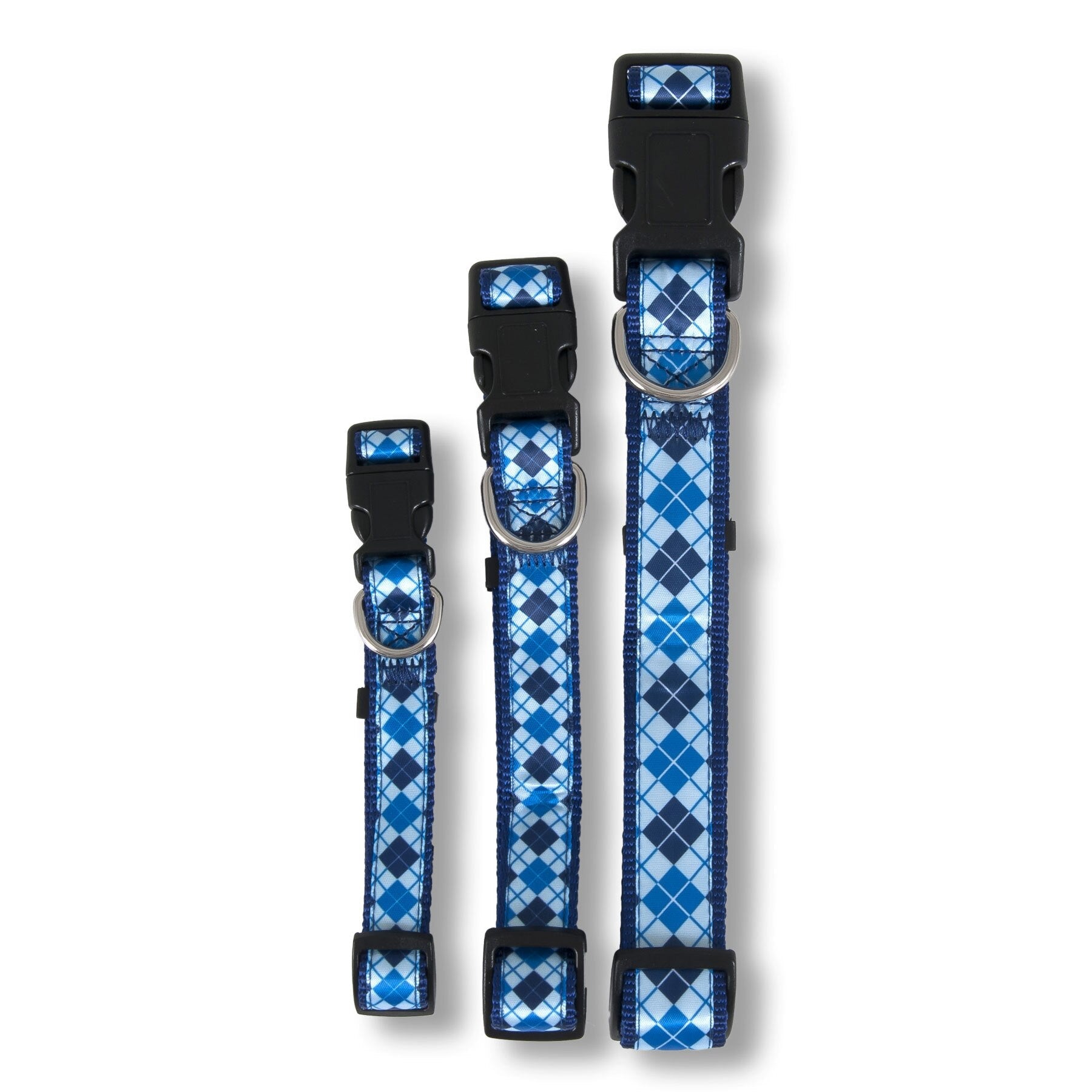 Aspen Pet Harlequin Blue Fashion Dog Collar