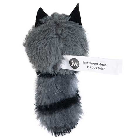 JW Cataction Plush Racoon Catnip Cat Toy