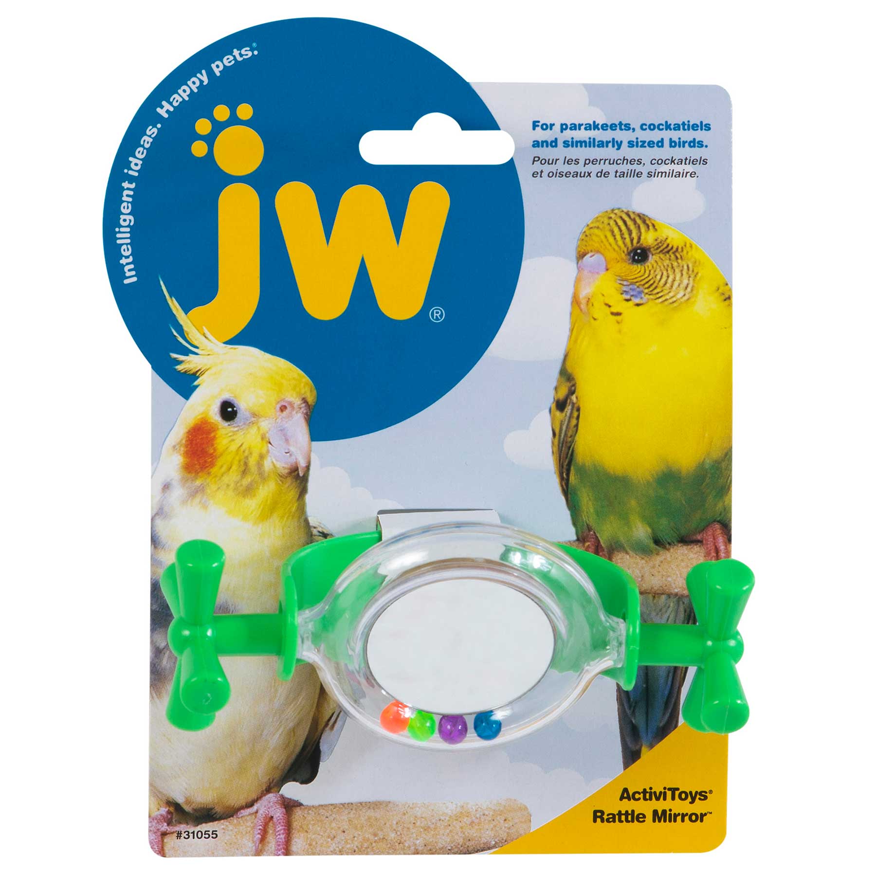 JW Rattle Mirror Bird Toy