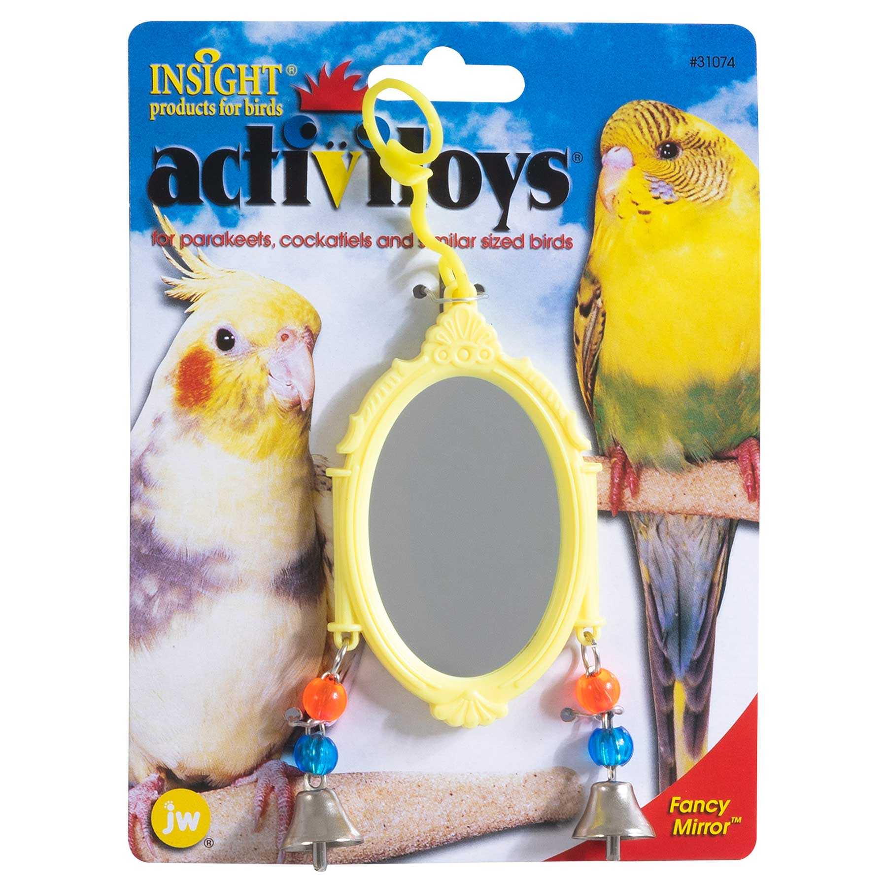 JW Fancy Mirror Bird Toy