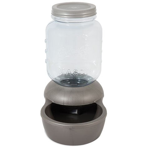 Petmate 1-Gallon Mason Jar Gravity Pet Waterer