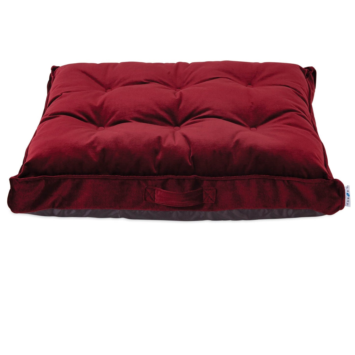 La-Z-Boy Velvet Merlot Cooper Mattress Dog Bed